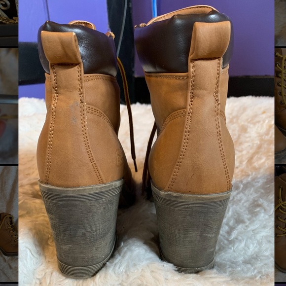 Heeled Hiking Boots - Picture 3 of 5